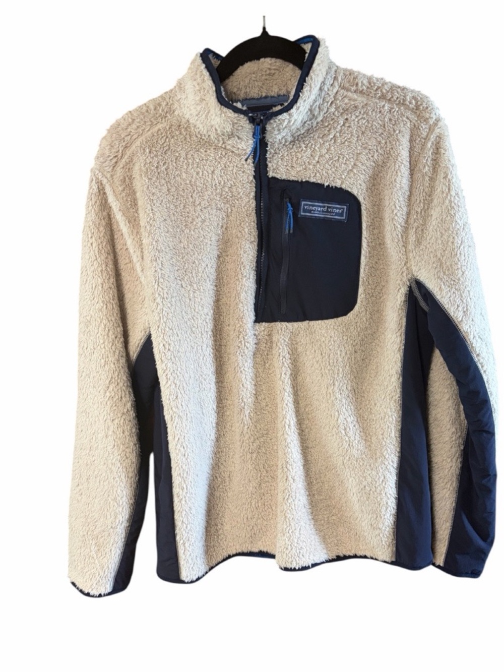 Vineyard Vines Stillwater Sherpa 1/2 Zip Pullover Sweater